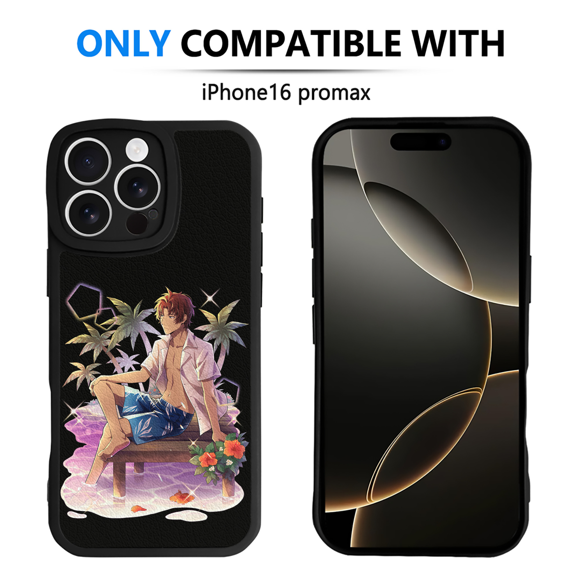（画像用） 文豪ストレイドッグス Bungo Stray Dogs 【iPhone 16シリーズ対応】シリコンスマホケース（レザー調） 材質：シリコン